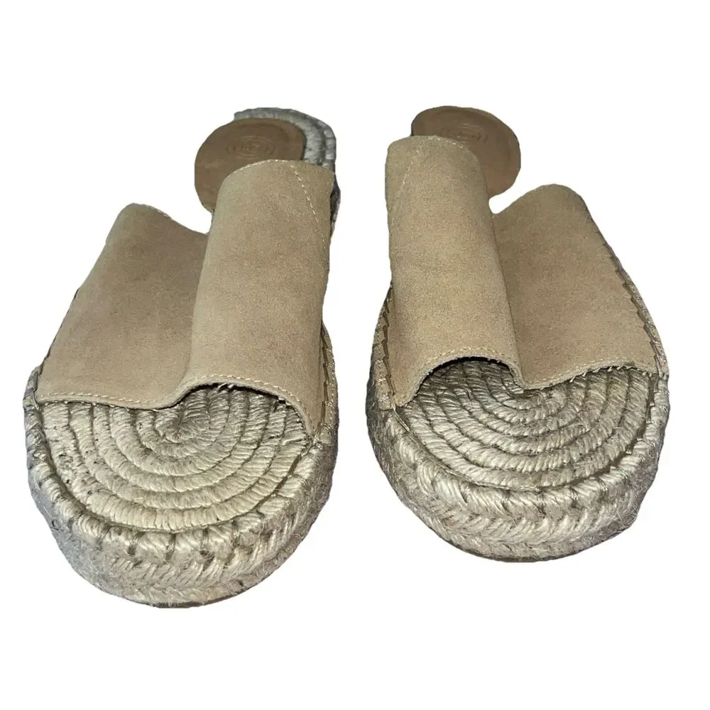 Urban Outfitters Espadrille Raffia Style Slide Sandals Size 9